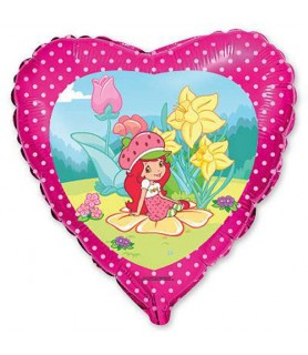 Strawberry Shortcake 'Garden' Heart Shaped Foil Mylar Balloon (1ct)