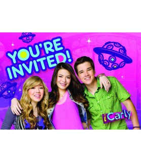 iCarly Invitations w/ Envelopes (8ct)