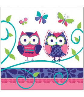 Patchwork Owl Lunch Napkins (16ct)