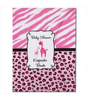 Sweet Safari Girl Keepsake Book (1ct)