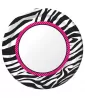 Zebra Stripes 'Pink Zebra Boutique' Animal Print Large Paper Plates (8ct) Zebra Stripes 'Pink Zebra Boutique' Animal Print Large Paper Plates (8ct)