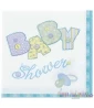 Baby Shower 'Blue Stitching' Lunch Napkins (16ct) Baby Shower 'Blue Stitching' Lunch Napkins (16ct)