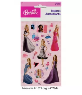 Barbie Fashion Stickers (2 sheets)