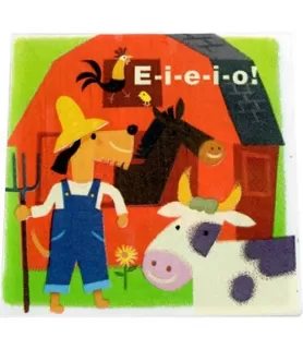 Barnyard EIEIO Lunch Napkins (16ct)