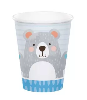1st Birthday 'Bear' 9oz Paper Cups (8ct)