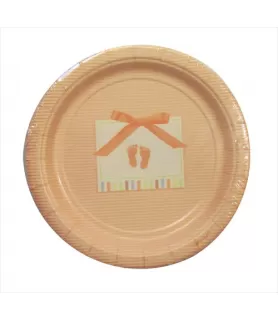 Soft Pink Small Paper Plates (8ct)