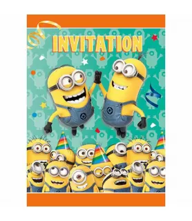 Despicable Me 'Minion Made' Invitations w/ Envelopes (8ct)