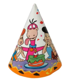 Flintstones Vintage 1994 Cone Hats (8ct)