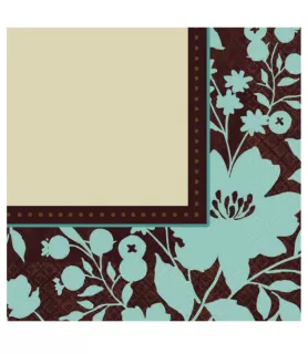 Cocoa Floral Lunch Napkins (16ct)
