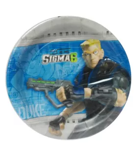 G.I. Joe 'Sigma 6' Large Paper Plates (8ct)