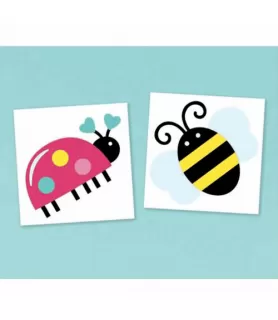 Garden Girl Temporary Tattoos (24ct)