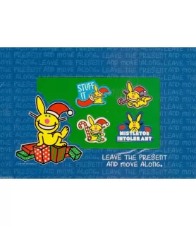 Happy Bunny Blue Magnetic Frame (1ct)