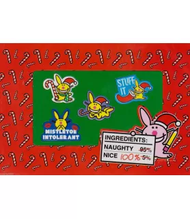 Happy Bunny Red Magnetic Frame (1ct)