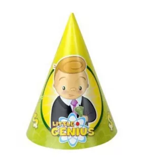 Little Genius Cone Hats (8ct)