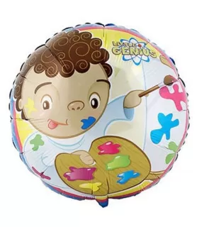 Little Genius Foil Mylar Balloon (1ct)