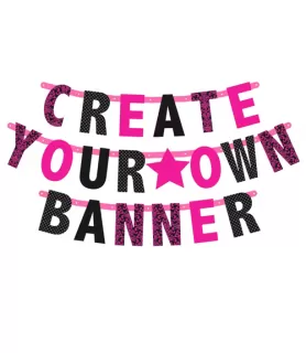 Fabulous Celebration Customizable Letter Banner Kit (1ct)