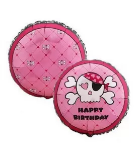 Punk Princess Skull Foil Mylar Balloon (1ct)