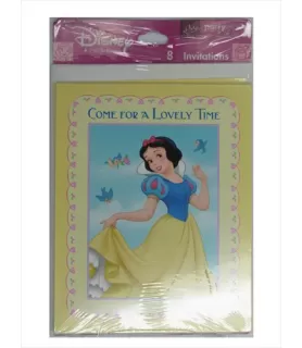 Snow White 'Blue Bird' Invitations w/ Env. (8ct)