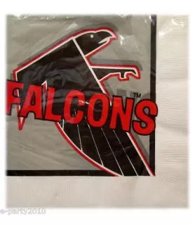 NFL Atlanta Falcons Vintage Lunch White Napkins (16ct)