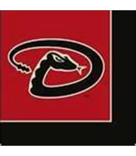 MLB Arizona Diamond Backs Lunch Napkins (18ct)