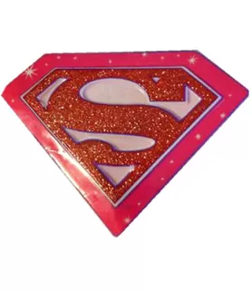 Supergirl Flat Cake Topper (1ct)