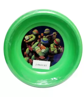 Teenage Mutant Ninja Turtles Cartoon Keepsake Reusable Bowls (2ct) 