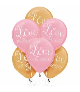 Sparkling Wedding Latex Balloons (6ct)