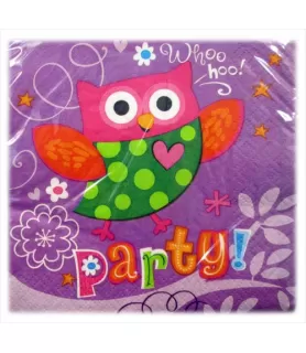 Party Owl Small Napkins (20ct)