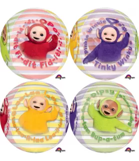 Teletubbies 4-Sided See-Thru Orbz Balloon (1ct)