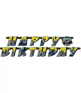 Batman 'Gotham Hero' Happy Birthday Banner (1ct)