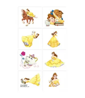 Beauty and the Beast 'Dream Big' Temporary Tattoos (1 sheet)