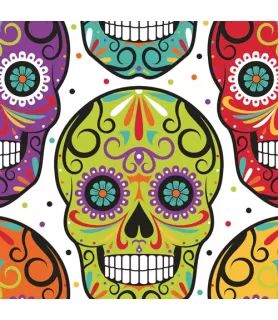 Halloween 'Sugar Skull Skelebrations' Lunch Napkins (16ct)