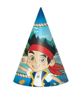 Jake & The Never Land Pirates Cone Hats (8ct)*