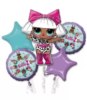 LOL Surprise! Foil Mylar Balloon Bouquet (5pc)