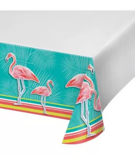 Hawaiian Luau 'Island Oasis' Plastic Tablecover (1ct)