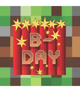 Minecraft 'TNT Party' Small Napkins (16ct)