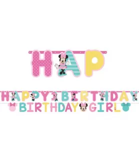 Minnie Mouse 1st Birthday 'Fun to Be One' Jumbo Letter Banner Kit (1ct)