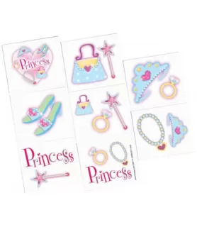 Princess Temporary Tattoos (1 sheet)
