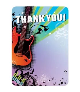 Rock Star Thank You Notes w/ Envelopes (20ct)