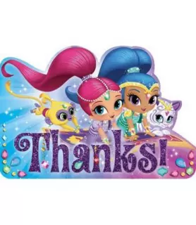 Shimmer and Shine Thank You Note Set w/ Envelopes (8ct)
