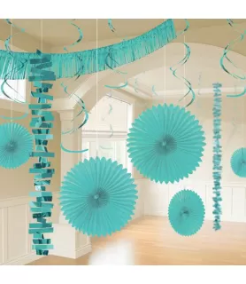 Robin's Egg Blue Deluxe Room Decorating Kit (18pc)