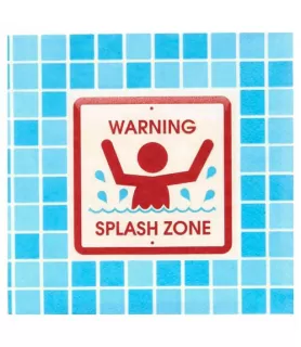 Pool Party 'Splashin' Small Napkins (20ct)