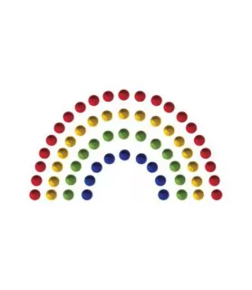 Summer Rainbow Jewel Body Sticker (1ct)