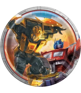 Transformers 'Cartoon' Small Paper Plates (8ct)