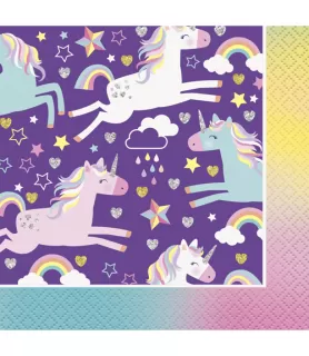 Pastel Unicorn Small Napkins (16ct)