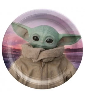 Star Wars 'The Mandalorian' Large Paper Plates (8ct)