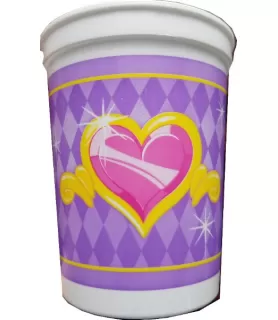 Princess Heart Gem Reusable Keepsake Cups (2ct)