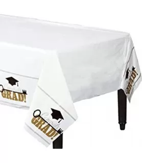 Graduation 'Key to Success' Plastic Tablecovers Party Pack (3ct)