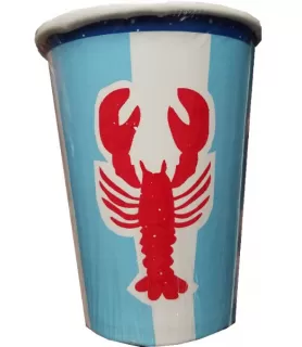 Summer 'Summer Stripes' 9oz Paper Cups (8ct)