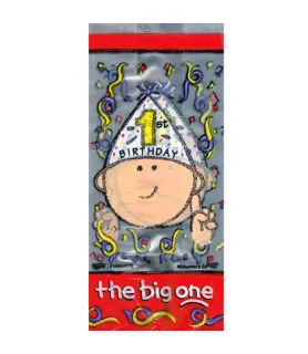 1st Birthday 'The Big One' Teddy Bear Cello Favor Bags (20ct)